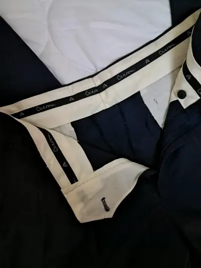 Pantalones de vestir negros para hombre - miniatura 2