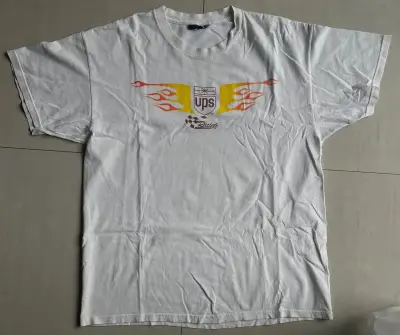 Polera vintage NASCAR UPS blanca - miniatura 2