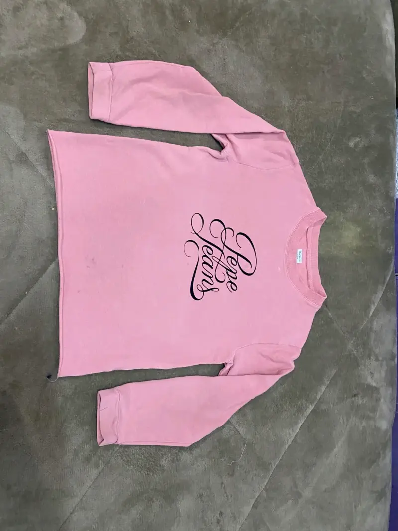 Polera manga larga rosa Pepe Jeans para niña