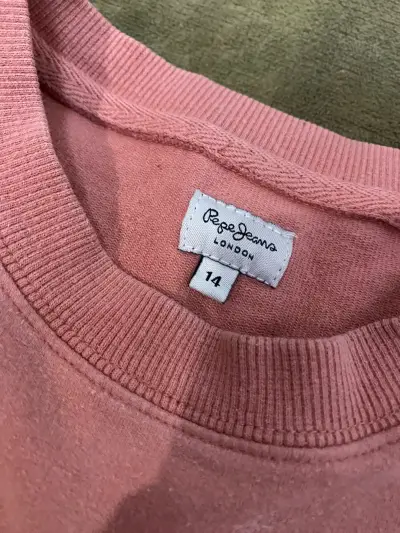 Polera manga larga rosa Pepe Jeans para niña - miniatura 2