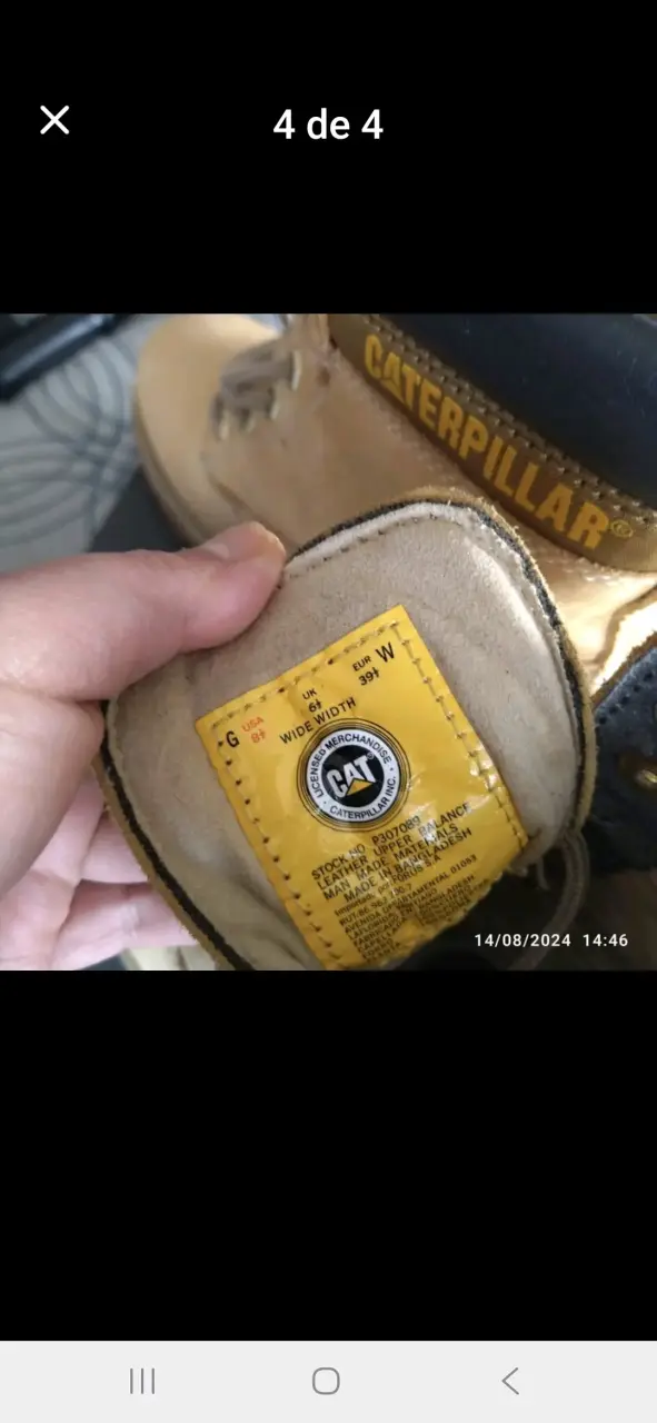 Botas Caterpillar de cuero para mujer - 1