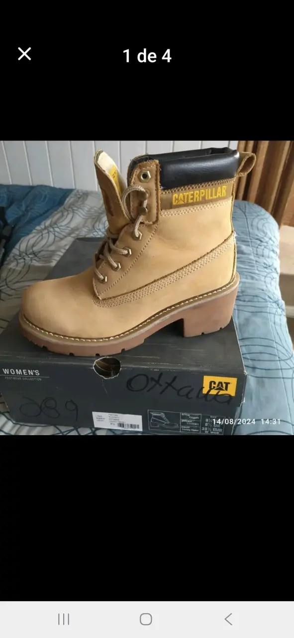 Botas Caterpillar de cuero para mujer - 2