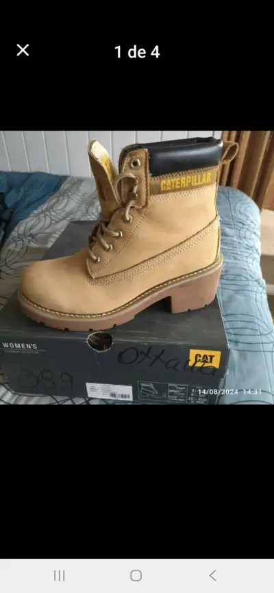Botas Caterpillar de cuero para mujer - miniatura 2