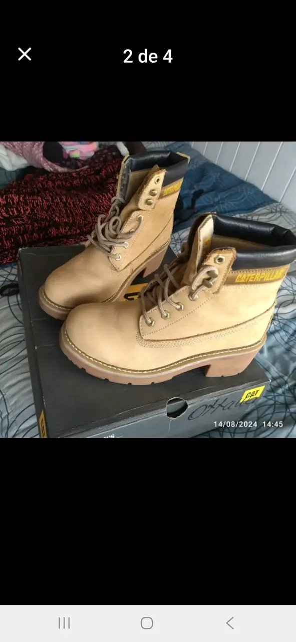 Botas Caterpillar de cuero para mujer - 3