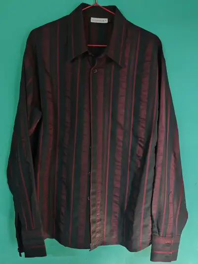 Camisa de rayas Bitono para hombre Clockhouse - miniatura 1