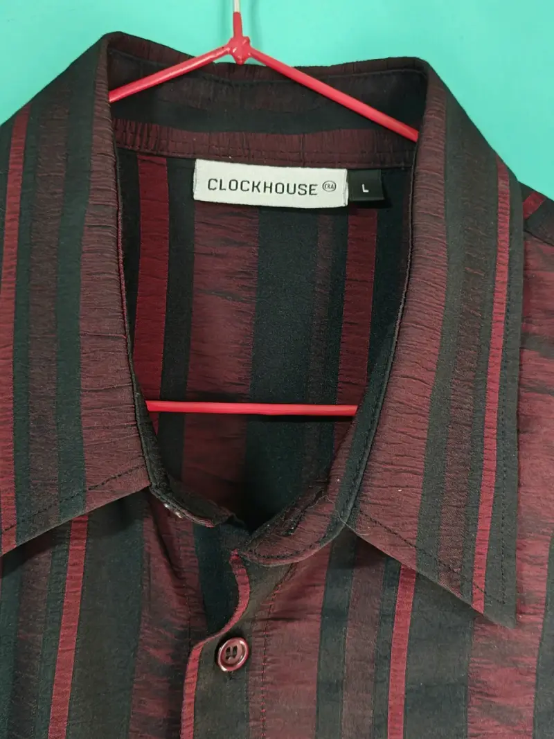 Camisa de rayas Bitono para hombre Clockhouse - 4