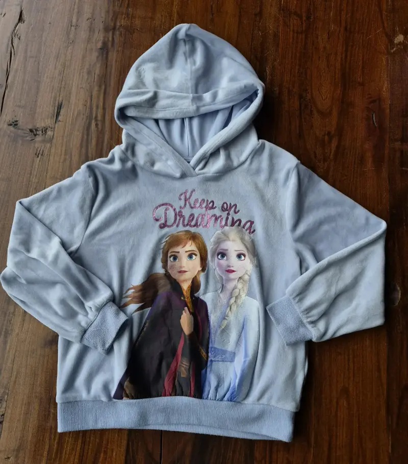 Polerón infantil Frozen con capucha