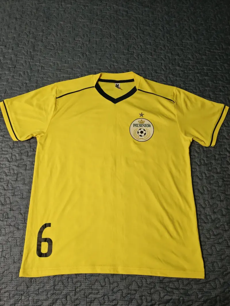 Camiseta amarilla Pilsenior Roly talla L