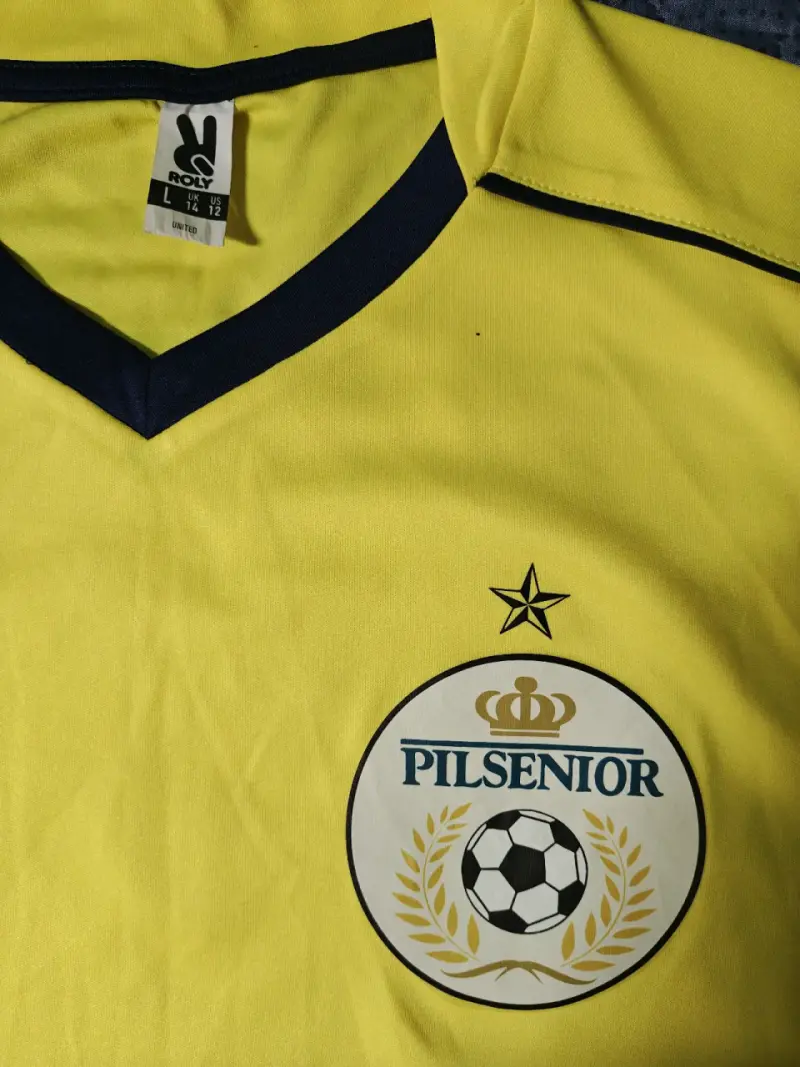 Camiseta amarilla Pilsenior Roly talla L - 2
