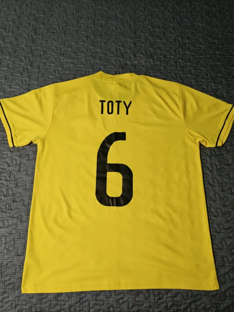 Camiseta amarilla Pilsenior Roly talla L - 3