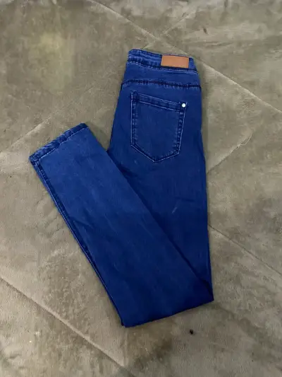Leggings de mezclilla azul para mujer talla 36 - miniatura 3
