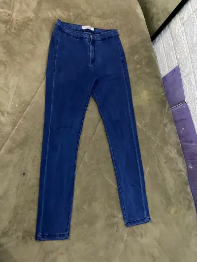 Leggings de mezclilla azul para mujer talla 36 - miniatura 4