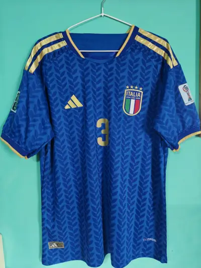 Camiseta Italia Adidas ClimaCool Azul talla L - miniatura 1