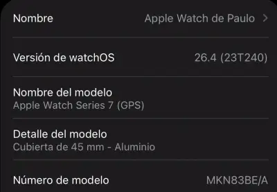 Apple Watch Series 7 GPS 45mm Aluminio Azul - miniatura 4