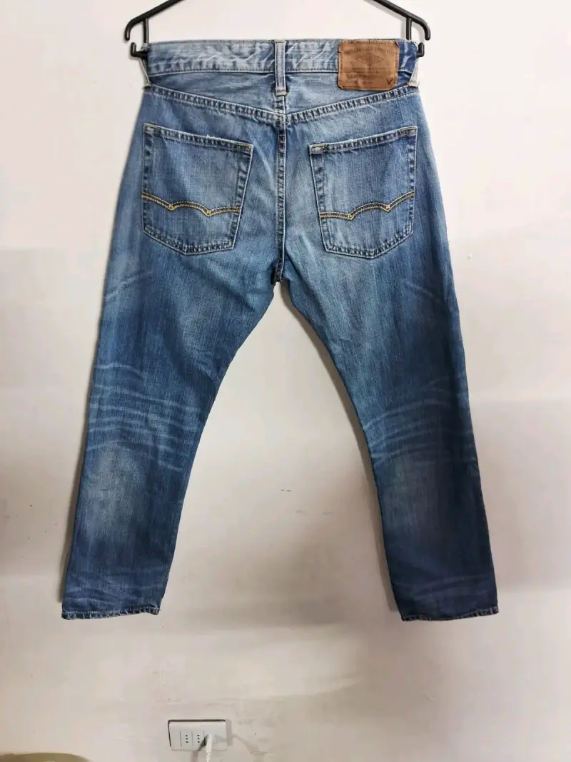 Jeans American Eagle Slim Straight azul - 2