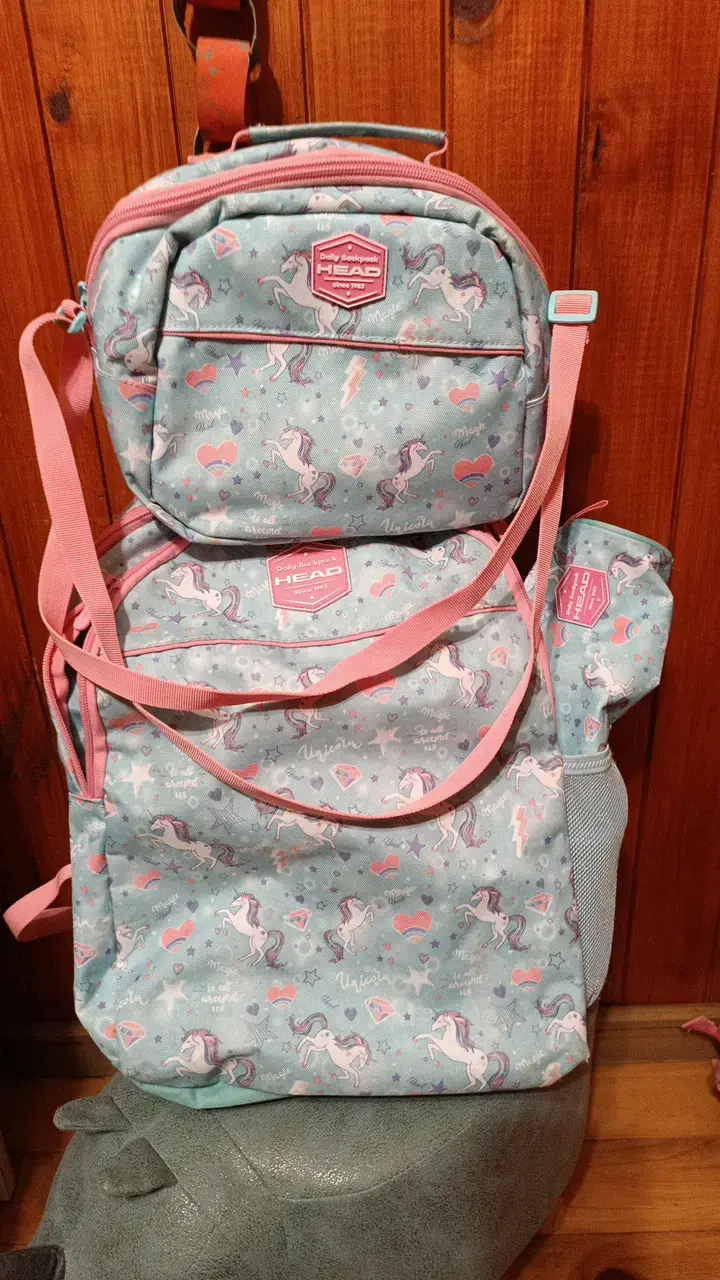 Set de mochila y estuche Head unicornio - 4