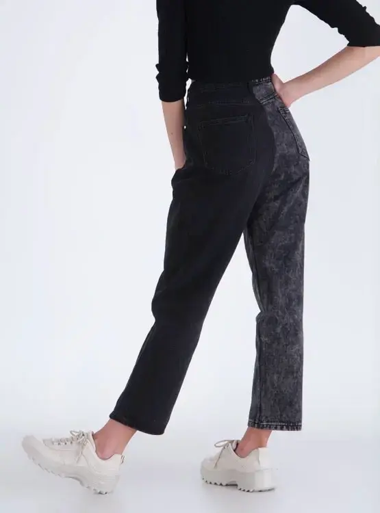 Mom Jeans bicolor - 2