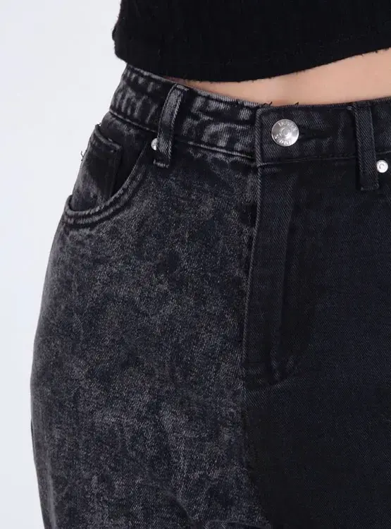 Mom Jeans bicolor - 3