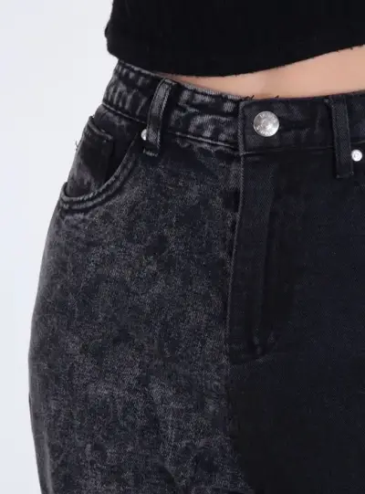 Mom Jeans bicolor - miniatura 3