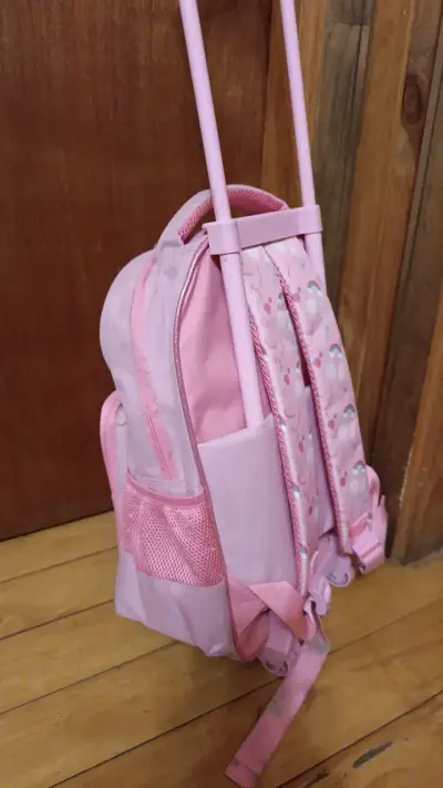 Mochila infantil con ruedas diseño animado - miniatura 2