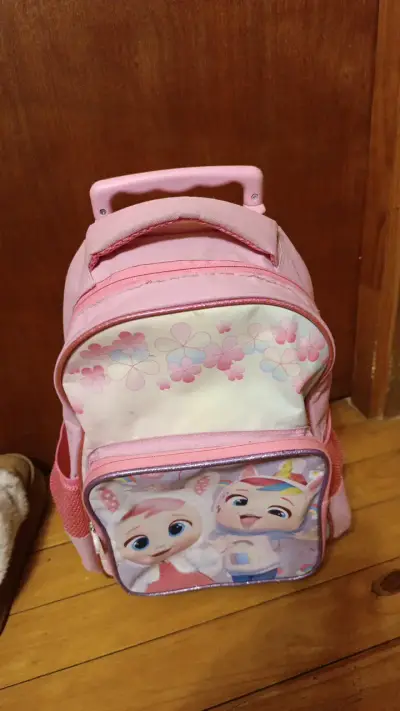 Mochila infantil con ruedas diseño animado - miniatura 4