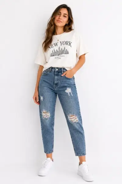 Jeans  Rasgados SAINT MALE - miniatura 1