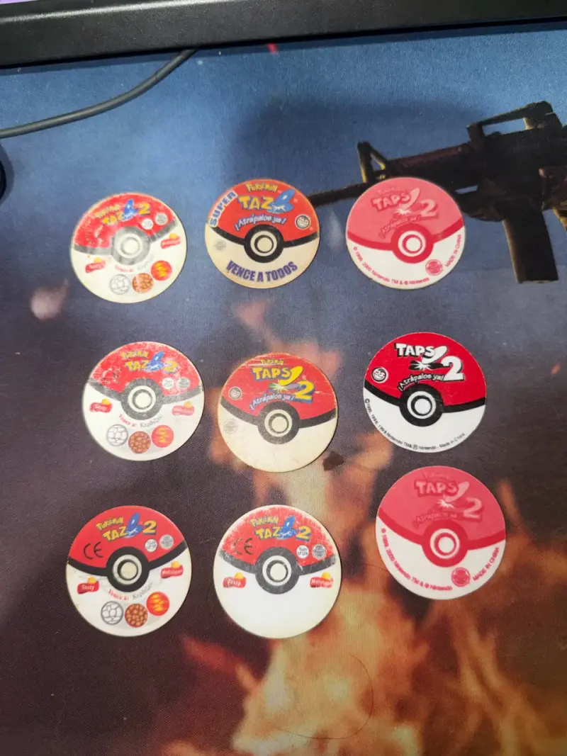 Colección de Tazos Pokémon Vintage - 2