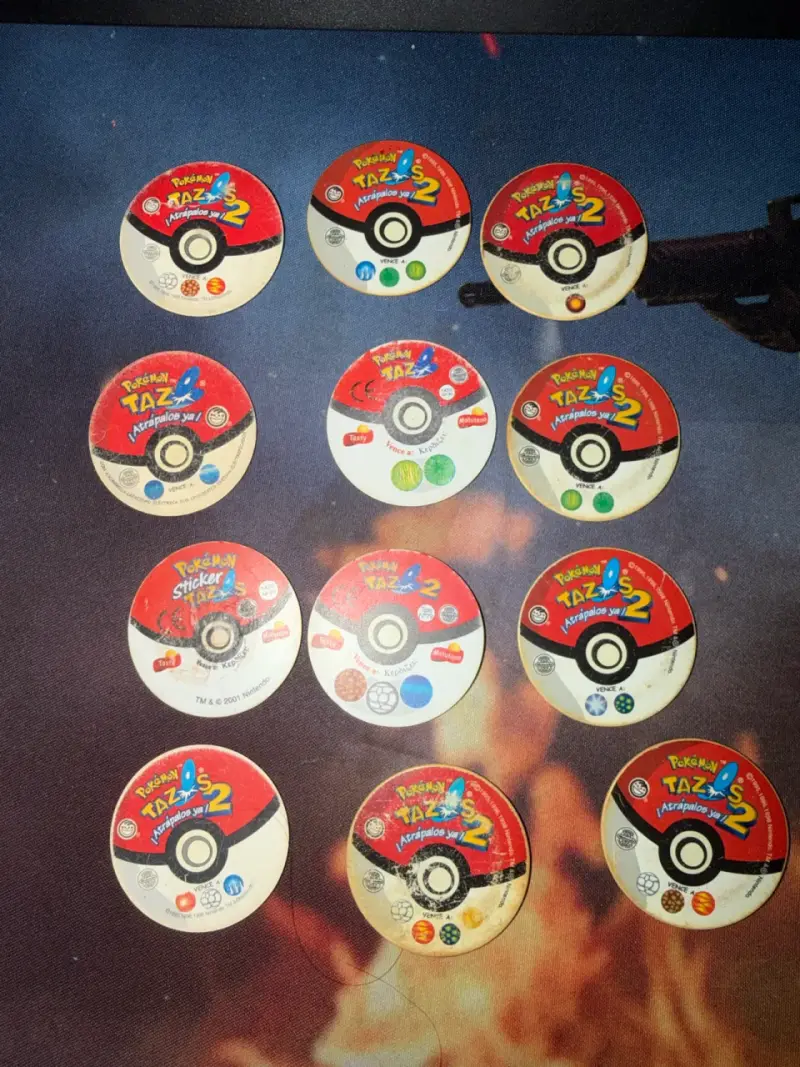 Colección de Tazos Pokémon Vintage - 4