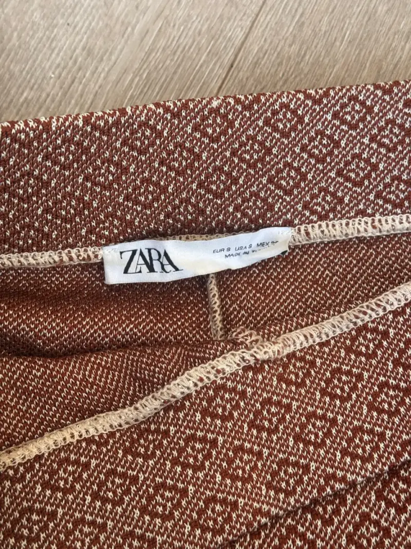 Pantalones anchos estampados Zara - 4