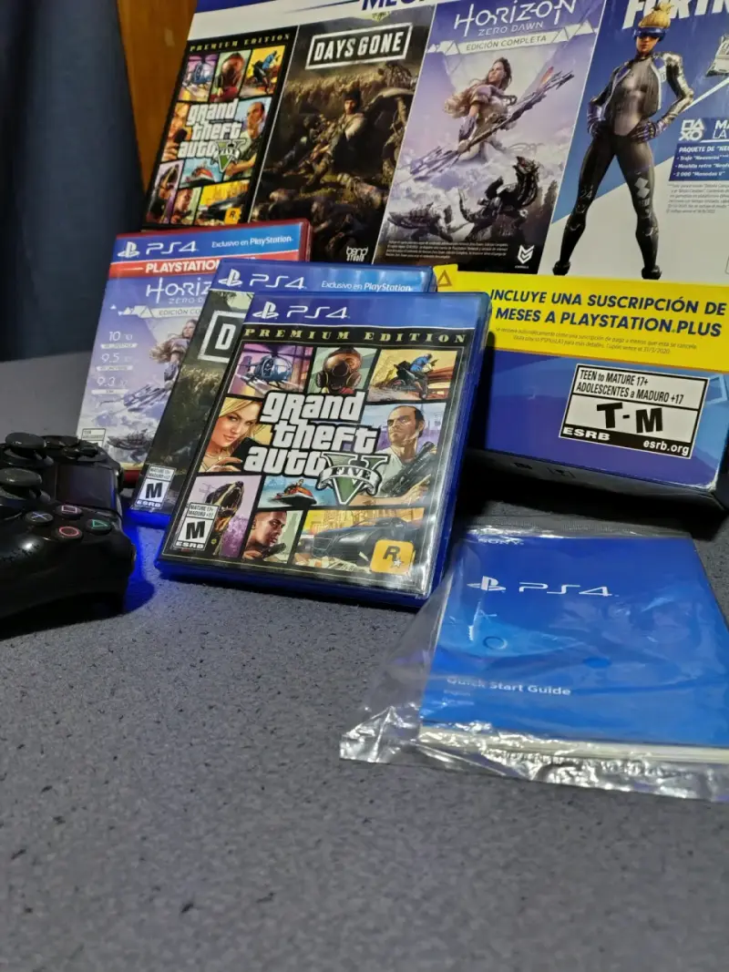 Consola Sony PS4 Slim 1TB con 3 juegos - 5