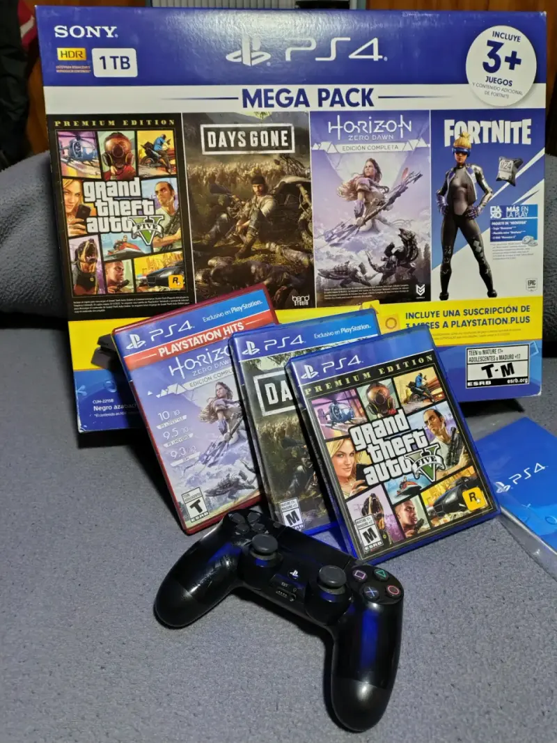Consola Sony PS4 Slim 1TB con 3 juegos - 6