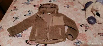 Chaqueta de polar para niña Ficcus marrón - miniatura 2