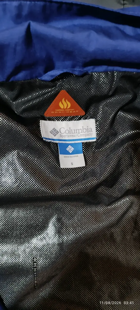 Chaqueta impermeable azul Columbia para mujer - 3