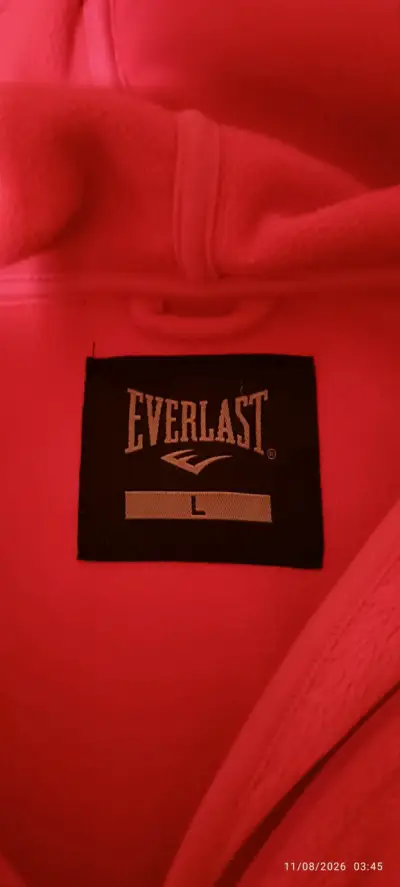 Polerón Everlast rosa con capucha - miniatura 4