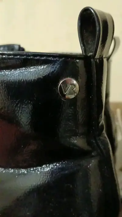 Botines de charol negro con plataforma - miniatura 3