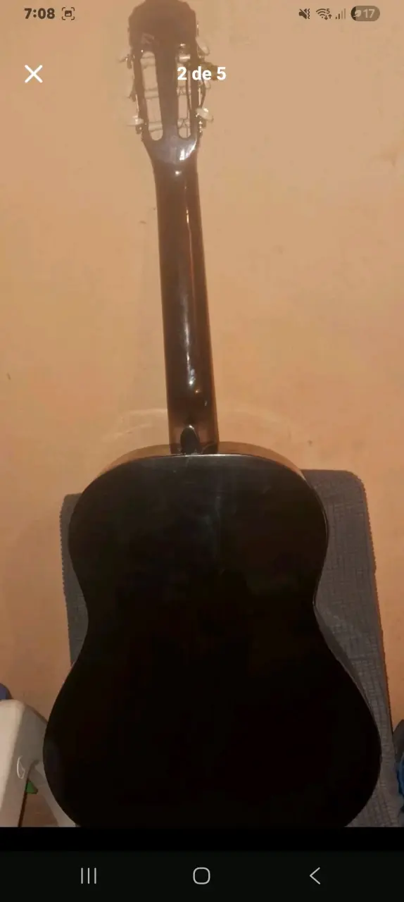 Guitarra acústica negra Mercury - 2