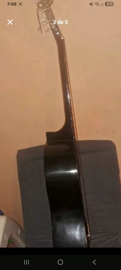 Guitarra acústica negra Mercury - miniatura 3