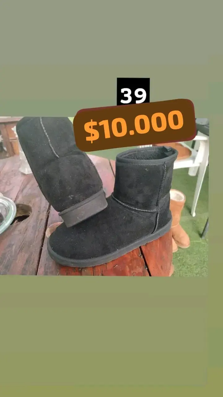Botas de invierno negras y marrones para mujer - 2