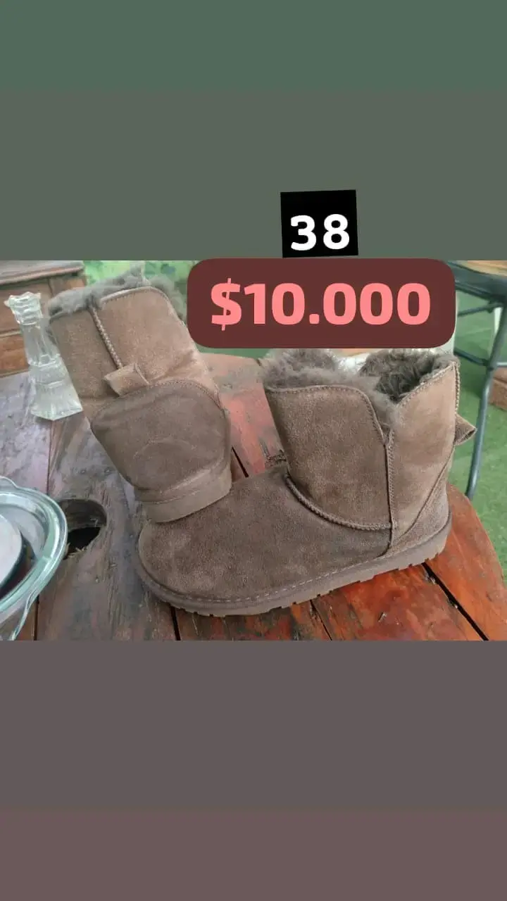Botas de invierno negras y marrones para mujer - 4