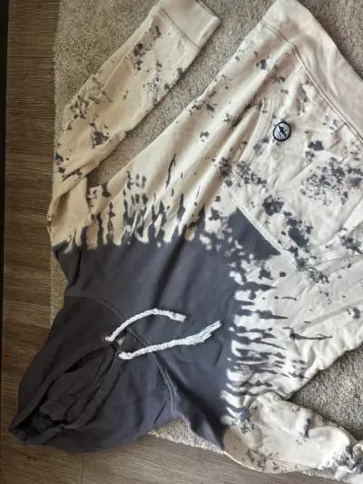 Polerón con capucha tie-dye unisex oversize - miniatura 1