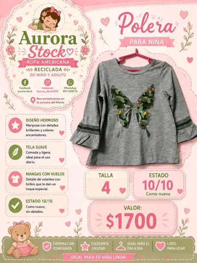 Camisa Polo Ralph Lauren para niño talla 7 - miniatura 5