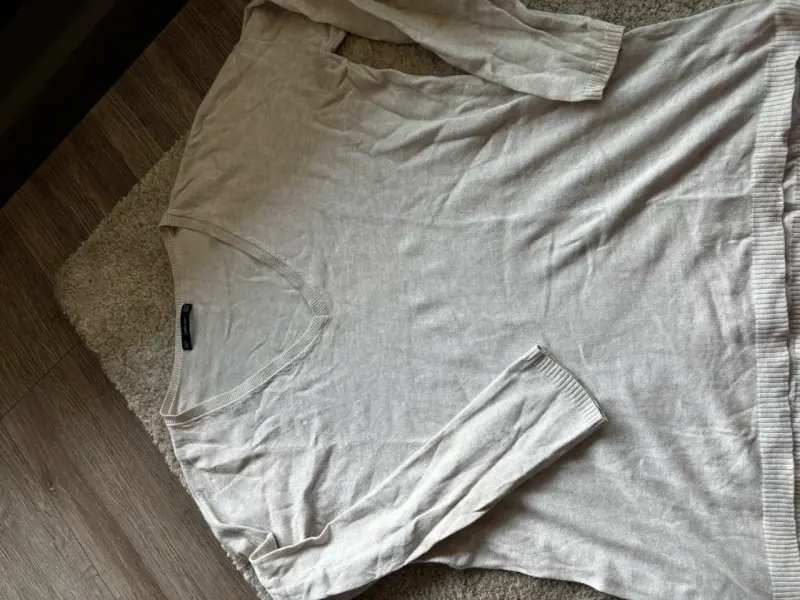 Suéter Beige Zara Knit  Mujer oversize