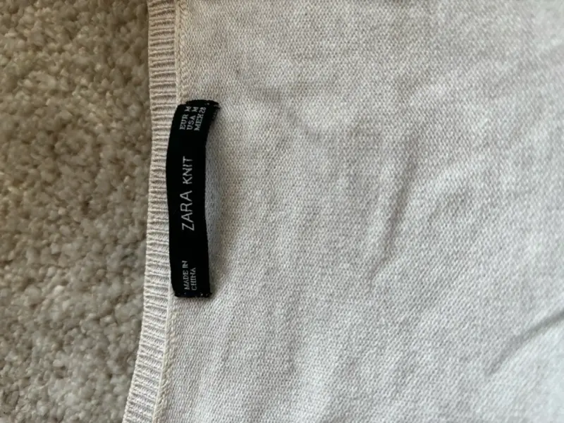 Suéter Beige Zara Knit  Mujer oversize - 3