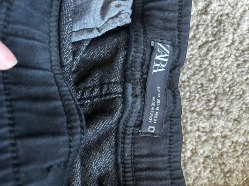 Pantalones cargos negros Zara hombre - 1