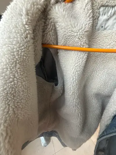 Chaqueta de mezclilla con forro de chiporro - miniatura 2