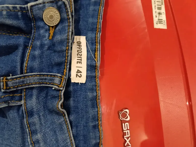 Shorts de mezclilla azul para mujer talla 42 - 2