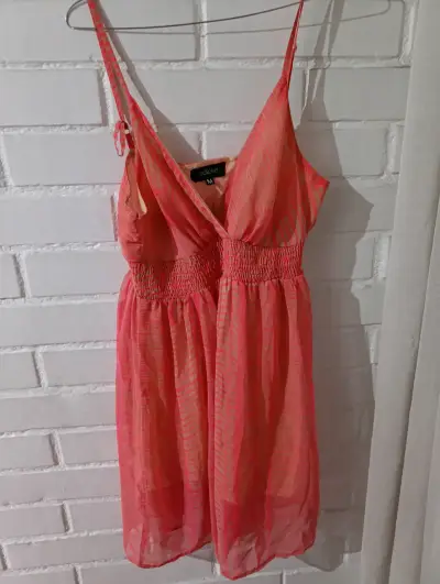 Vestido coral sin mangas Eclipse talla M - miniatura 1
