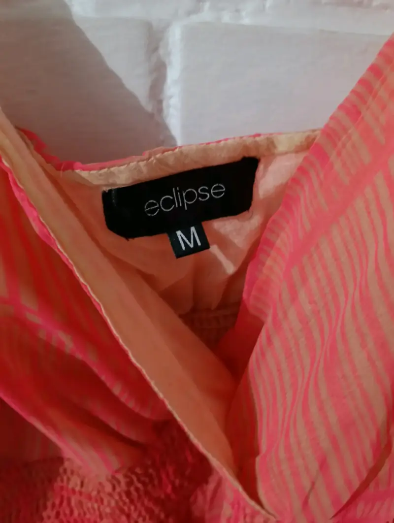 Vestido coral sin mangas Eclipse talla M - 2
