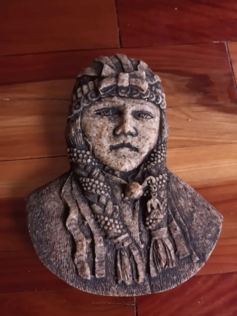 Escultura mural vintage - 1