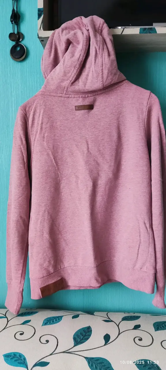 Polerón con capucha rosa Naketano talla M - 4